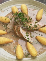 Schweinefilet Mit Kroketten