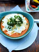 Tomatensuppe Mit Basilicum Sahne Und Mandelblättchen